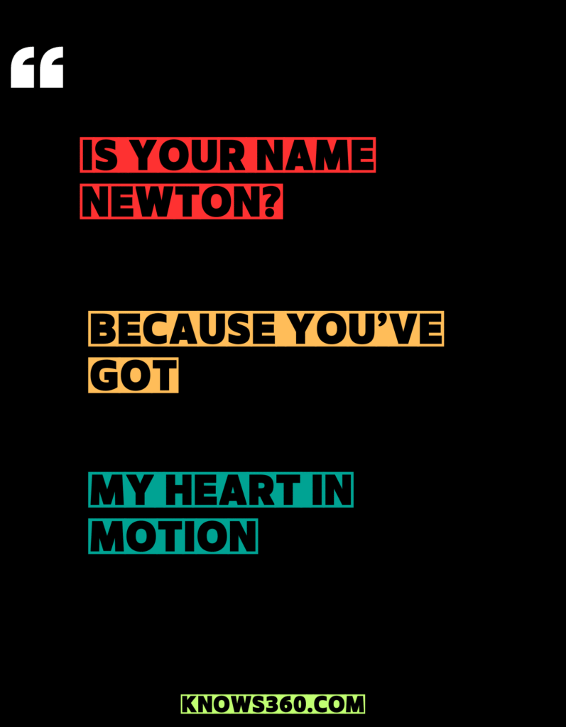 science pick up lines