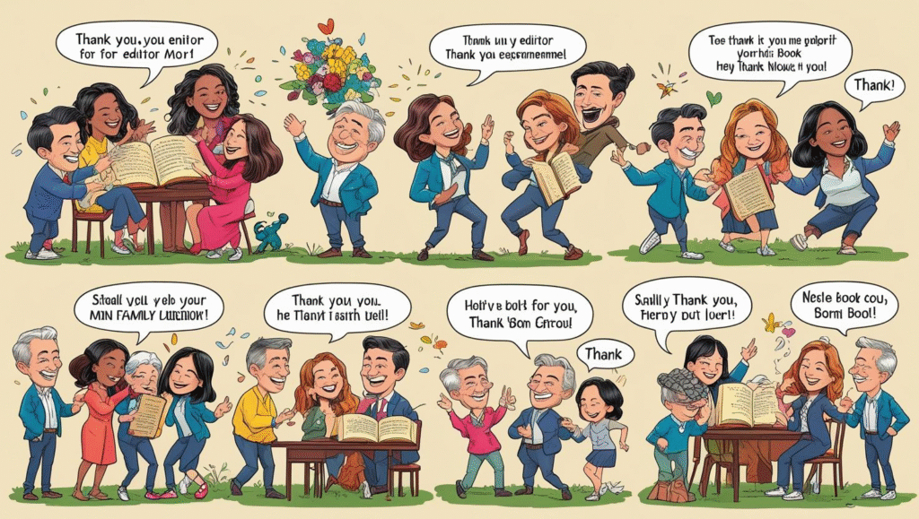 Funny Acknowledgements in Books: How to Write Thank You Notes That Are Funny and Memorable